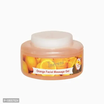 Indrani Orange Facial Massage Gel For Women Maintains Softness Of Skin 200 Gm