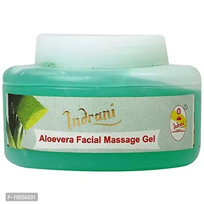 Indrani Alovera Facial Massage Gel For Women Makes Rejuvenates And Hydrates Skin 200 Gm