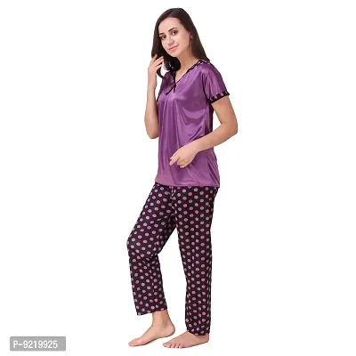 KEOTI Satin Night Suit Set/Nighty Set - Pack of 2-thumb3