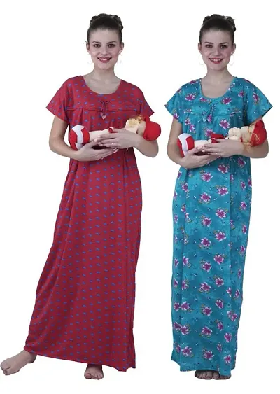 Fancy Hosiery Ethnic Gowns 
