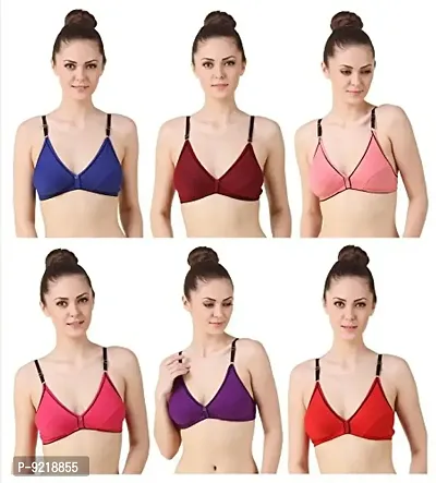 Buy KEOTI Women Cotton Bra & Panty Combo - 6 Set Pack Multicolour