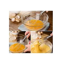 DreamBasket Stainless Steel Egg Whisk/Egg Beater  Pakkad/Utility Tong  Pizza Cutter for Kitchen-thumb2