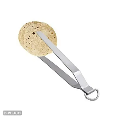 DreamBasket Stainless Steel Lemon Squeezer  Roti Chimta  Potato Masher for Kitchen Tool Set-thumb2