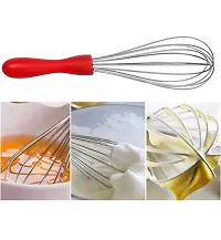 DreamBasket Stainless Steel Egg Whisk/Egg Beater for Kitchen Tool Set-thumb3