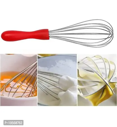 DreamBasket Stainless Steel Egg Whisk/Egg Beater for Kitchen Tool Set-thumb4