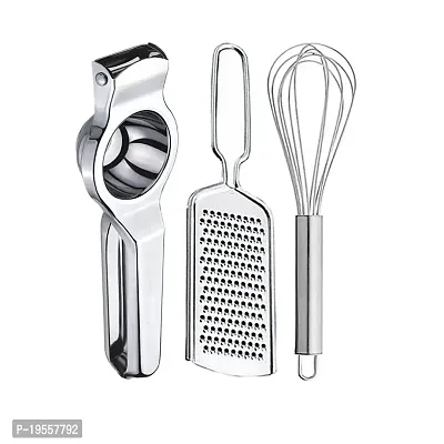 DreamBasket Stainless Steel Lemon Squeezer  Egg Whisk  Cheese Grater for Kitchen Tool-thumb0