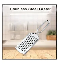 DreamBasket Stainless Steel Cheese Grater/Coconut Grater  Potato Masher/Pav Bhaji for Kitchen Tool Set-thumb1