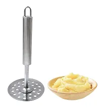 DreamBasket Stainless Steel Pakkad/Utility Tong  Potato Masher/Vegetable Masher for Kitchen-thumb3