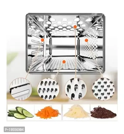 DreamBasket Stainless Steel 8 in 1 Grater/Slicer  Egg Whisk/Egg Beater for Kitchen Tool-thumb3