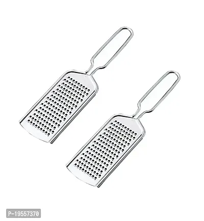 DreamBasket Stainless Steel Cheese Grater (Pack of 2) for Kitchen