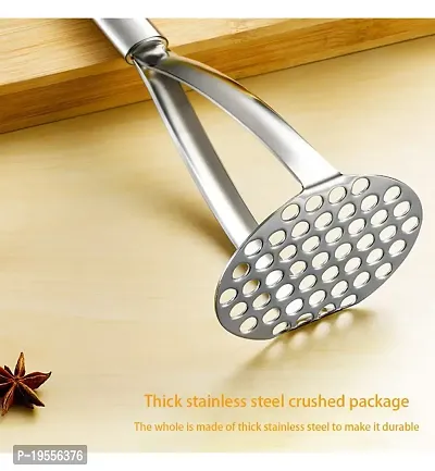 DreamBasket Stainless Steel Pakkad/Utility Tong  Egg Whisk/Egg Beater  Potato Masher/Vegetable Masher for Kitchen-thumb4