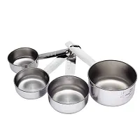 DreamBasket Stainless Steel (Set of 4) of Measuring Cup  (Set of 4) Measuring Spoon for Kitchen Tool Set-thumb2