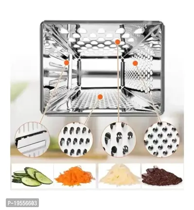 DreamBasket Stainless Steel 8 in 1 Grater/Slicer  Potato Masher/Vegetable Masher for Kitchen Tool-thumb3