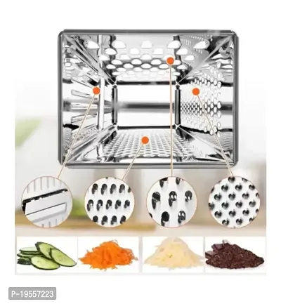 DreamBasket Stainless Steel 8 in 1 Grater/Slicer  Pakkad/Utility Tong for Kitchen Tool Set-thumb3