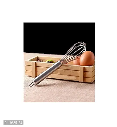 DreamBasket Stainless Steel Egg Whisk/Egg Beater (Pack of 2) for Kitchen Tool Set-thumb3