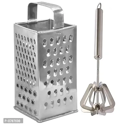 Stainless Steel 8 in 1 Grater/Slicer  Mathani / Power Free Hand Blender for Kitchen-thumb0