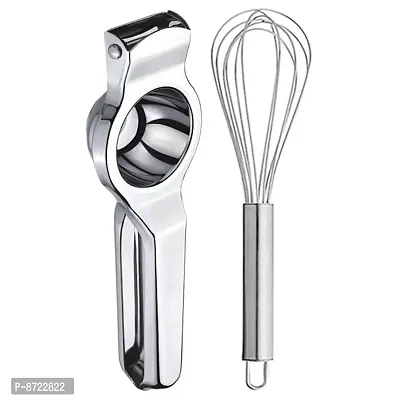 DreamBasket Stainless Steel Lemon Squeezer / Hand Juicer  Egg Whisk / Egg Whisk for Kitchen Tool Set-thumb0