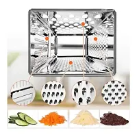 Stainless Steel 8 in 1 Grater/Slicer  Mathani / Power Free Hand Blender for Kitchen-thumb1