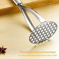 Stainless Steel Potato Masher / Pav Bhaji Masher  Egg Whisk / Egg Beater for Kitchen Tool Set-thumb3