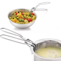 Classy Stainless Steel Utility Tong, Roti Chimta and Potato Masher-thumb2