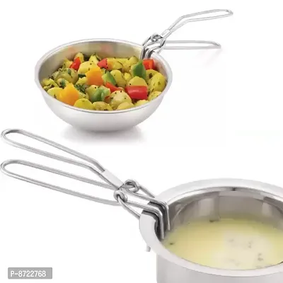 DreamBasket Stainless Steel Lemon Squeezer / Hand Juicer  Pakkad / Utility Tong for Kitchen Tool Set-thumb2