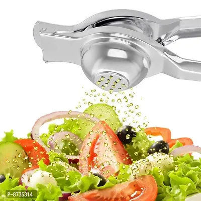 DreamBasket Stainless Steel Lemon Squeezer  8 in 1 Grater/Slicer  Pizza Cutter  Pakkad for Kitchen Tool Set-thumb3
