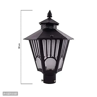 Axutum Store Waterproof Outdoor Lamp/Gate Light/Exterior Gate/Pillar/Garden Ceiling Light Lamp for Home ,Office,Bar, Restaurants (Black) Pack of 1-thumb3