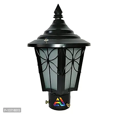 Axutum Beautiful Star Design Exterior/Outdoor Decorative Gate Light Lamp for Home/Office/Garden/Park/Farmhouse - Medium Size (Pack of 1)-thumb4