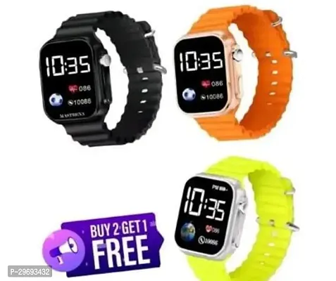 Stylish Watch For Kids Pack Of 3-thumb0