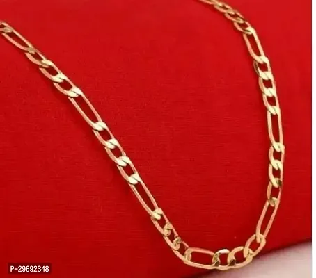 Alluring Golden Alloy Chain For Men-thumb0