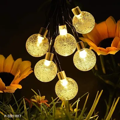 The Bling Stores Bulb Shaped LED 20 Crystal Bubble Ball String Fairy Light for All Occasions-thumb0