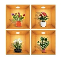 Self-Adhesive Waterproof Wallpaper Stickers Living Room Pack of 4-thumb2