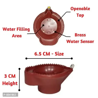 Water Sensor Diya Led Diyas Candle with Water Sensing E-Diya(PACK OF 12)-thumb5