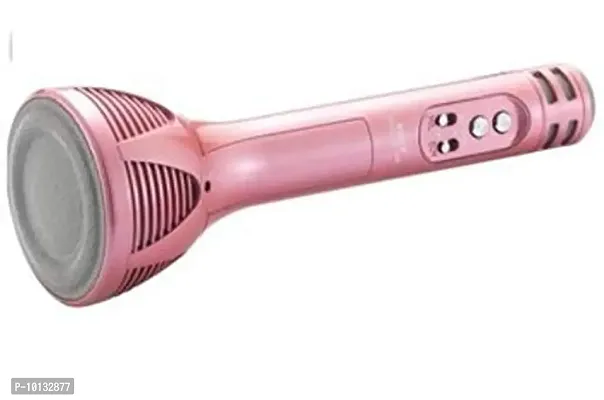 WS-1698 Handheld Wireless Microphone Mic with Audio Recording Bluetooth Speaker ( PINK )-thumb0