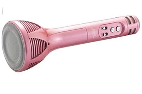 WS-1698 Handheld Wireless Microphone Mic with Audio Recording Bluetooth Speaker ( PINK )