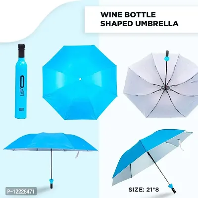 Portable Wine Bottle Umbrella, Random Color-thumb4