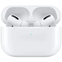 Airpod Pro With Wireless Charging Case Active Noise Cancellation Wireless Mobile Bluetooth 14 Hours Battery Backup Compatible With Android And Ios White-thumb2