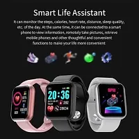 D20 Plus Touch Screen Smart Watch Bluetooth Smartwatch With Blood Pressure Tracking Heart Rate Sensor And Basic Functionality For All Women And Men-thumb3