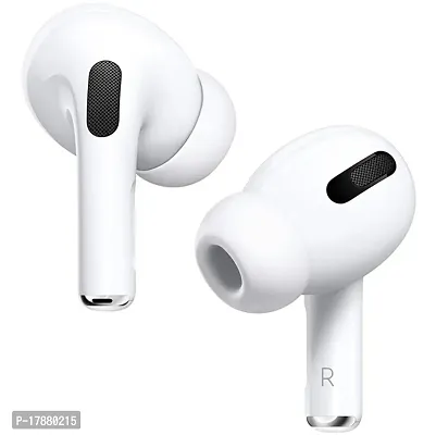 AIRPODS PRO WHITE COLOR 30 HRS PLAY TIME WITH NOISE CANCELLATION  + ID 116 PLUS SMART WATCH COMBO OFFER-thumb2