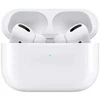 AIRPODS PRO WHITE COLOR 30 HRS PLAY TIME WITH NOISE CANCELLATION  + ID 116 PLUS SMART WATCH COMBO OFFER-thumb2