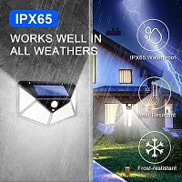 Solar Light 100 Led Motion Sensor Light 4 Side Bright Light With Dim Mode Security Lamp For Home Outdoors Pathways Bright Solar Wireless Security Motion Sensor-thumb1