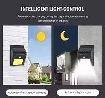 Led Solar Motion Sensor Light, Plastic Outdoor Weatherproof for Driveway Garden Path Yard, Multicolor-thumb2