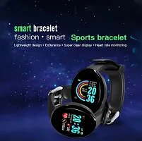 Name : D19 Plus Smartwatch Fitness Band,Blood Pressure,Sleep Monitor and Bluetooth Fitness Tracker for Boys  Girls, Black-thumb2
