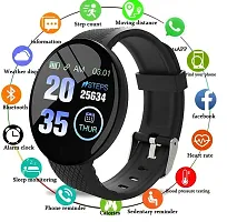 Name : D19 Plus Smartwatch Fitness Band,Blood Pressure,Sleep Monitor and Bluetooth Fitness Tracker for Boys  Girls, Black-thumb3