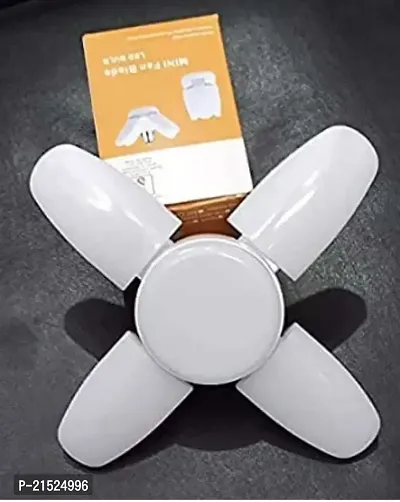 LED Bulb Lamp B22 Foldable Light, 25W 4-Leaf Fan Blade Bright LED Bulb With Angle Adjustable Home Ceiling Lights, AC160-265V,-thumb0