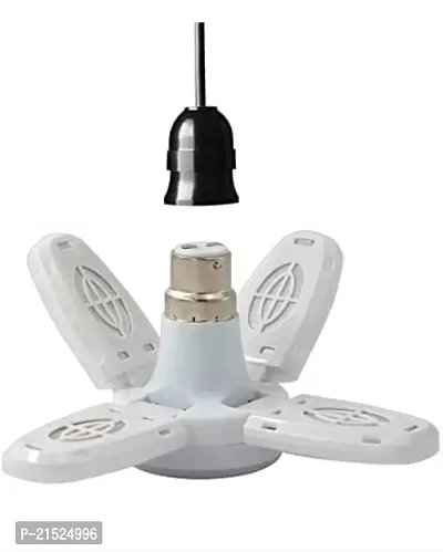 LED Bulb Lamp B22 Foldable Light, 25W 4-Leaf Fan Blade Bright LED Bulb With Angle Adjustable Home Ceiling Lights, AC160-265V,-thumb4