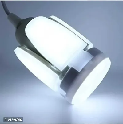 LED Bulb Lamp B22 Foldable Light, 25W 4-Leaf Fan Blade Bright LED Bulb With Angle Adjustable Home Ceiling Lights, AC160-265V,-thumb3