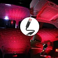 Romantic Interior Star Projector Night Light Car Roof Lights, Portable USB Night Light Decorations for Car, Ceiling, Portable Adjustable-thumb2