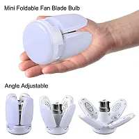 DKB-LED Bulb Lamp B22 Foldable Light, 25W 4-Leaf Fan Blade Bright LED Bulb with Angle Adjustable Home Ceiling Lights, AC160-265V, Home Decorations (Cool White) DA-B38-thumb4
