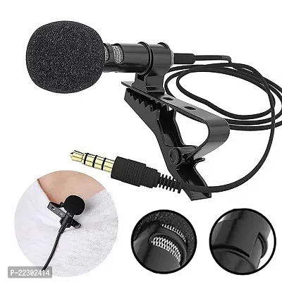 DKB - 3.5mm | Collar Mic | Noise Cancelling| Mini Metal Clip | Collar Mic| YouTube/Lectures, News, Voice - Video Recording Interview, Studio, Bloggers, Speech, Smartphonersquo;s Laptops-thumb0